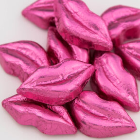 pink chocolate kisses