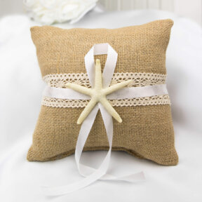 by the sea ring pillow