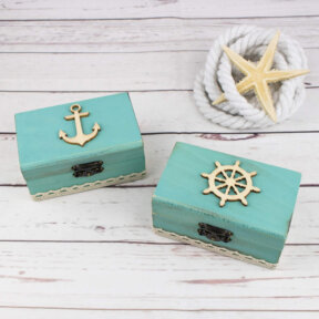 nautical wedding ring boxes