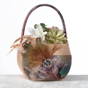 Camouflage Flower Girl Basket