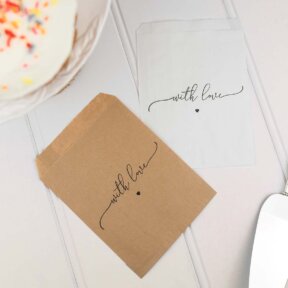 With Love Cake Bags