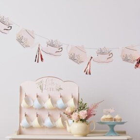 Teacup and Saucer Party Banner