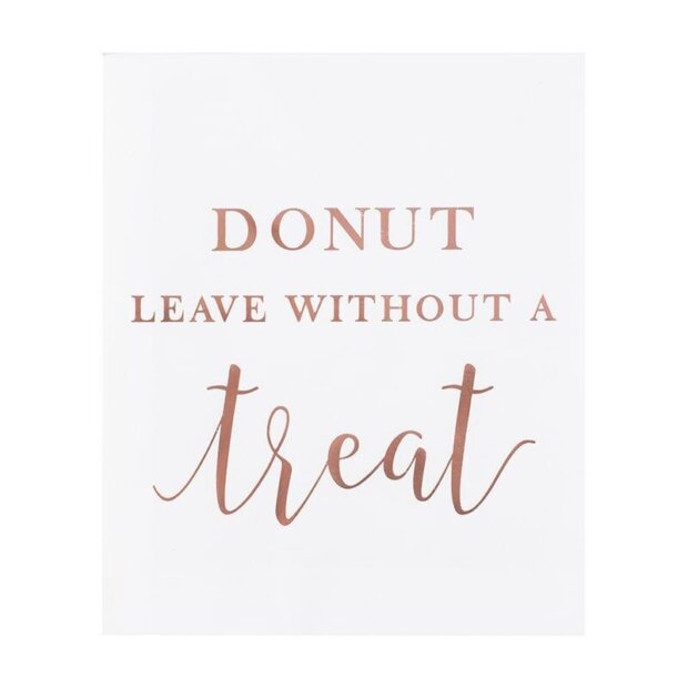 Donut Leave Without A Treat Bags