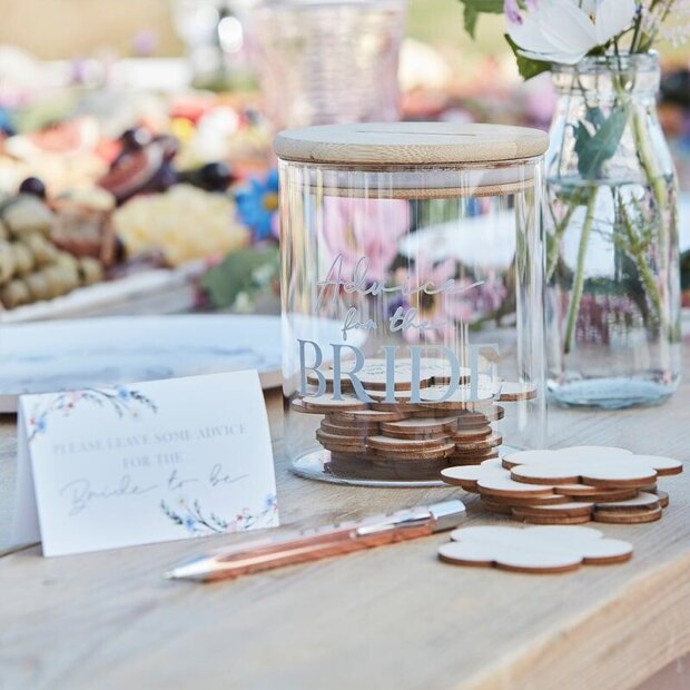 Advice For The Bride Message Jar