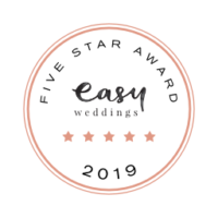 5 Star Award from Easy Weddings