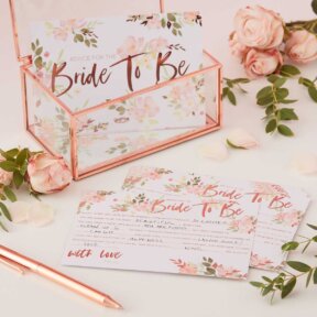 Bride To Be Advice Cards