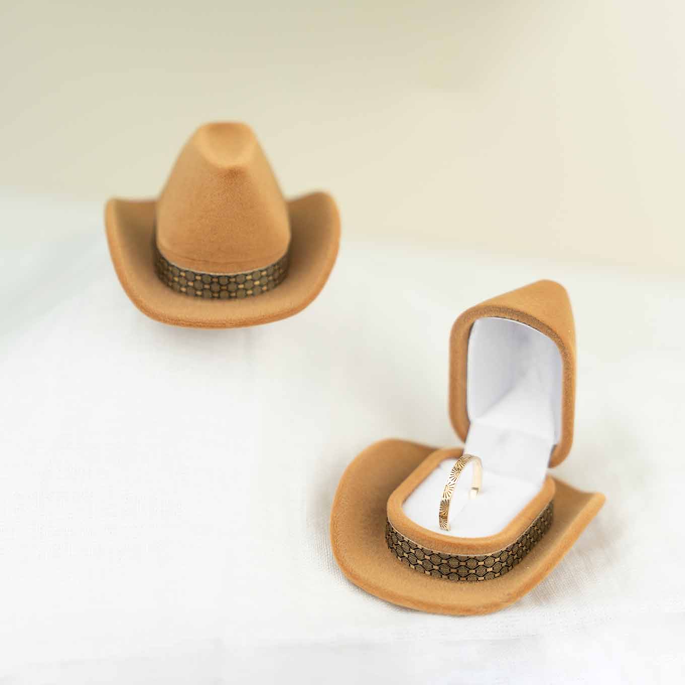 Country Hat Ring Box