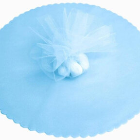 Baby Blue Tulle Circles