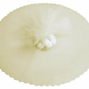 Ivory Tulle Circles